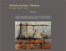 Tablet Screenshot of melindahannigan.com